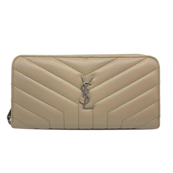 Saint Laurent Handbags - Saint Laurent Dark Beige Monogram Loulou New